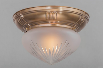 PANNON 20/2 - Brass ceiling light by Patinas Lighting - view 2